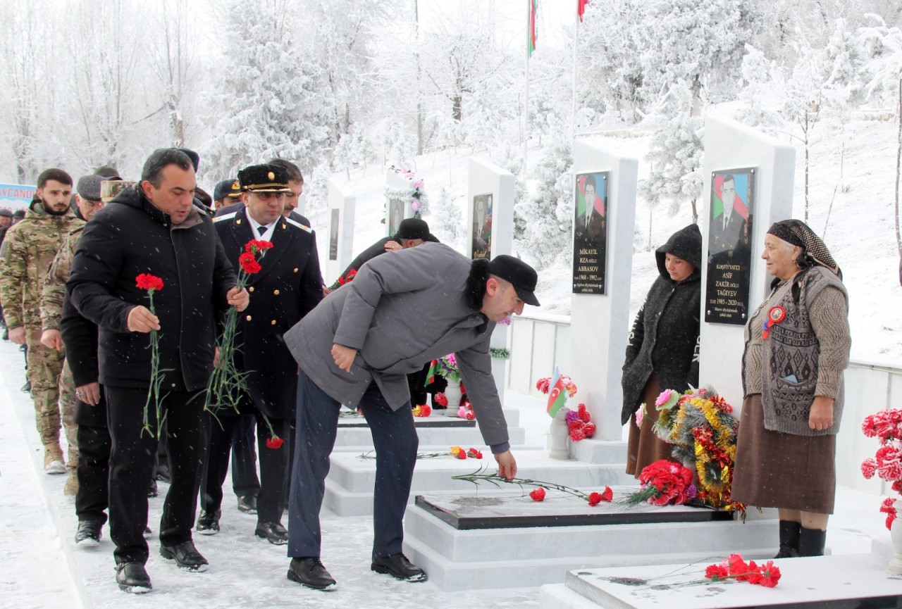 Daşkəsəndə 20 Yanvar – Ümumxalq Hüzn Günü ehtiramla qeyd olundu - FOTOLAR